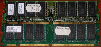 128MB NEC Ireland PC133 RAM, 128MB Hynix Korea PC133 HYM71V16635HCT8-H AA